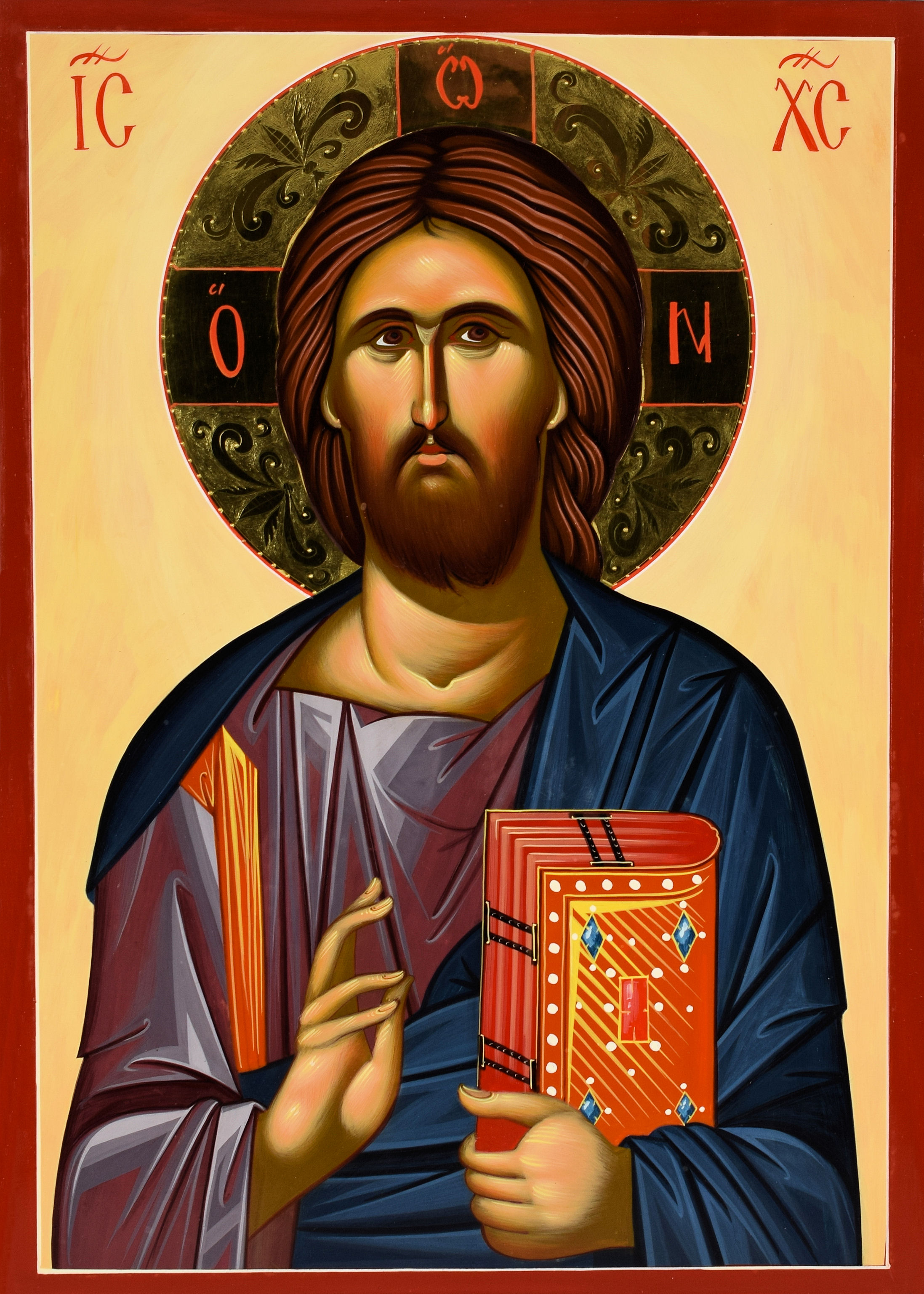 Icoană pictată - Mântuitorul Iisus Hristos | Magazin MMB